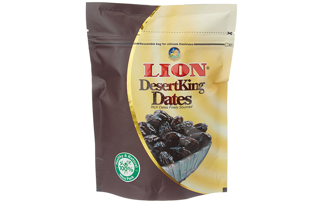 Lion DesertKing Dates Pack 250 grams Reviews Nutrition Ingredients Benefits Recipes